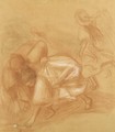 Jeune Filles Jouant A La Balle Or La Partie De Croquet - Pierre Auguste Renoir