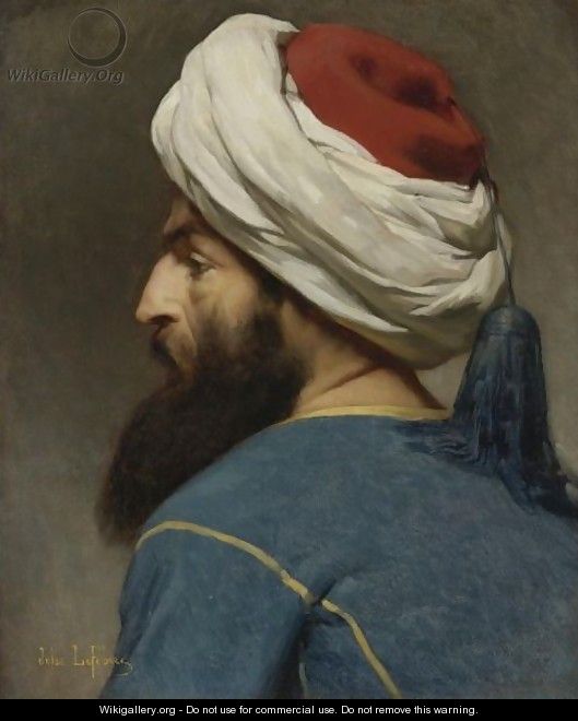 Portrait Of An Ottoman - Jules Joseph Lefebvre