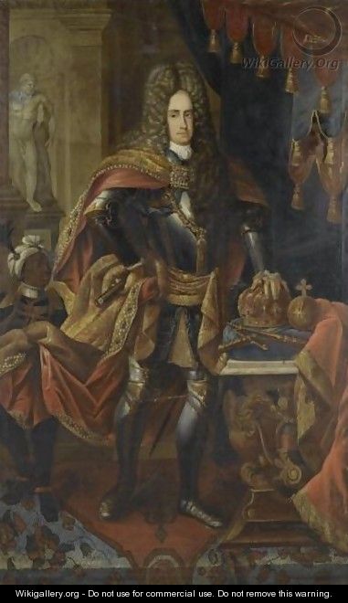 Portrait Of The Emperor Charles VI - Jakob Michel