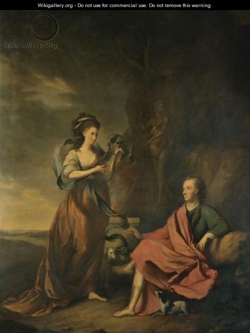 A Double Portrait Of Arthur Wolfe, 1st Viscount Kilwarden And His Wife Anne - Thomas Hickey