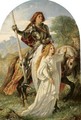 Sir Galahad And The Angel - Sir Joseph Noel Paton