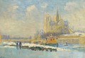 Notre-Dame De Paris Et Le Quai De La Tournelle 2 - Albert Lebourg