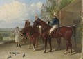 A Change Of Horses Waiting For The Arrival Of A Coach Outside An Inn - John Frederick Herring Snr