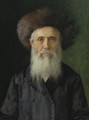 Portrait Of A Man With Streimel 2 - Isidor Kaufmann
