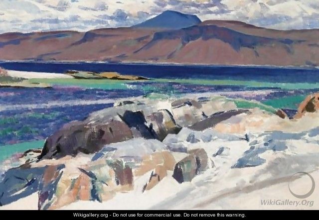 Ben More From Iona - Francis Campbell Boileau Cadell