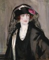 Lady Lavery In Black - Francis Campbell Boileau Cadell