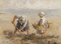 Digging On The Shore - Robert Gemmell Hutchison