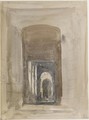 Study For The Door Of The Church Of Saint-Roch, Paris - David Cox