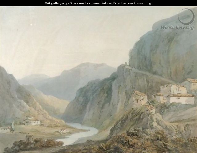 Ascent To The Cascade Of Terni - Joseph Mallord William Turner And Thomas Girtin