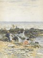 Crabbing At Eastbourne - Helen Mary Elizabeth Allingham, R.W.S.
