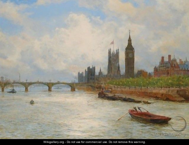The Houses Of Parliament - William Lionel Wyllie