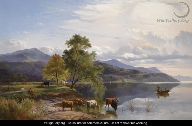 A Lakeland Scene - Sidney Richard Percy