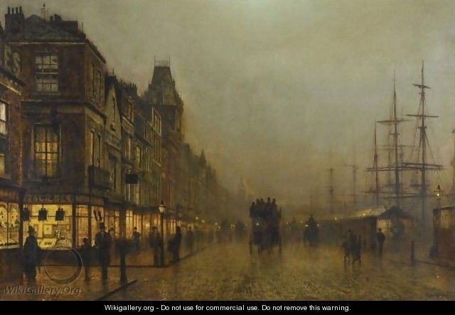 Liverpool Docks - John Atkinson Grimshaw