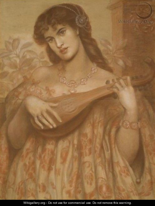La Mandolinata - Dante Gabriel Rossetti