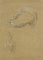 Five Drapery Studies For 'Captive Andromache', One Also Used For 'Electra' - Lord Frederick Leighton