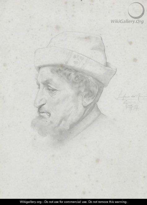 Study Of A Bust Of The Poet Bellini - Lord Frederick Leighton