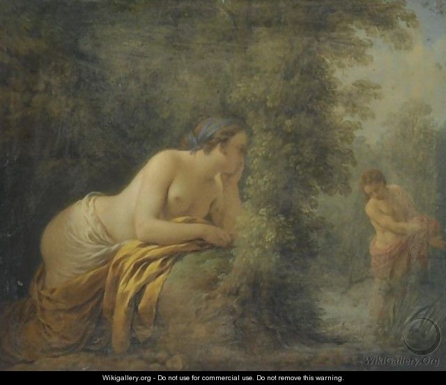 Echo And Narcissus - Louis Lagrenee