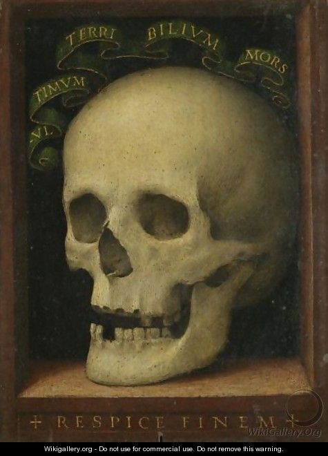 A Vanitas Still Life With A Skull - Florentine School