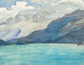 Lake Sils With View At Corvatsch - Giovanni Giacometti