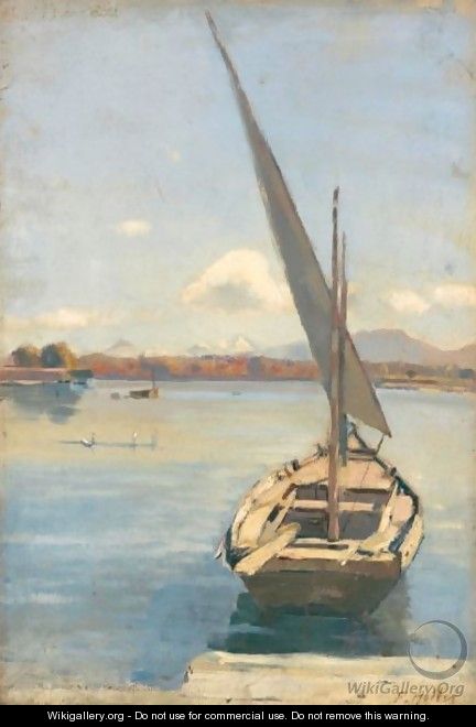 Sailing Boat - Ferdinand Hodler