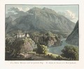 MOUNTAIN ROADS THROUGH THE CANTON GRISONS TOWARDS LAKE LANGEN AND COMO - Johann Jakob Meyer