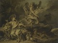 Hagar And Ishmael In The Desert - François Boucher