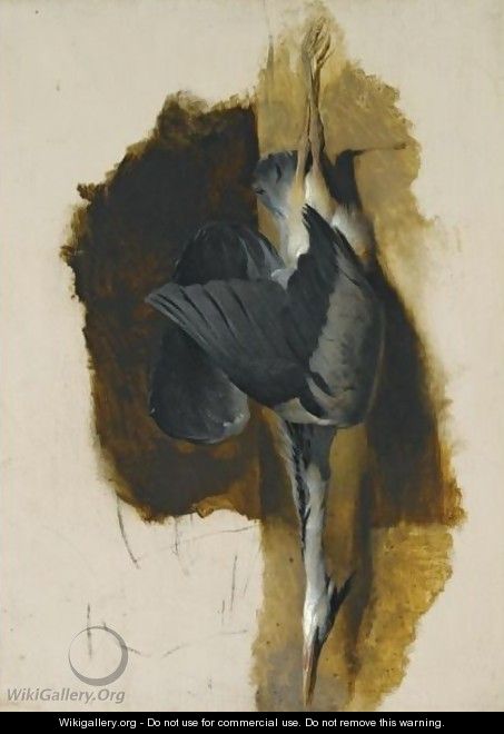 Study Of A Dead Heron - Sir Edwin Henry Landseer