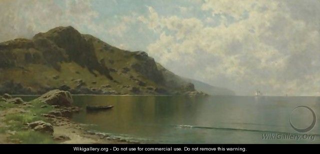 Ebb Tide - Alfred Thompson Bricher - WikiGallery.org, the largest ...