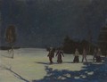 Snowshoeing By Moonlight - James Edward Hervey MacDonald