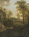 A Pastoral Landscape - Frederick De Moucheron