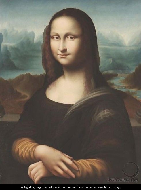 Portrait Of Mona Lisa (After Leonardo Da Vinci) - Italian School