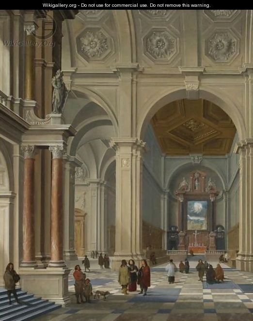 Interior Of A Vaulted Church - Bartholomeus Van Bassen