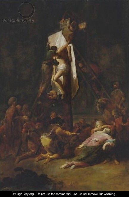 The Descent From The Cross - Leonaert Bramer