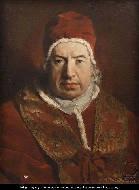 Portrait Of Pope Benedict XIV - Pierre Subleyras