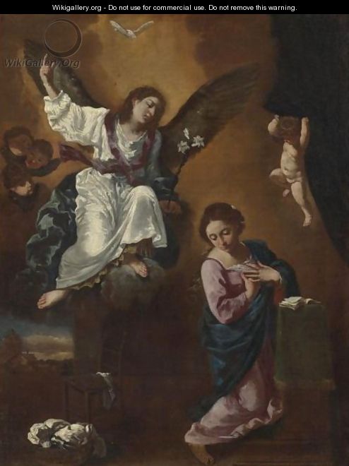 The Annunciation - Flaminio Torri