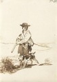 A Hunter With His Dog In A Landscape - Francisco De Goya y Lucientes