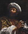 Head Of A Bearded Man, Probably One Of The Magi - Giovanni Battista (Baciccio) Gaulli