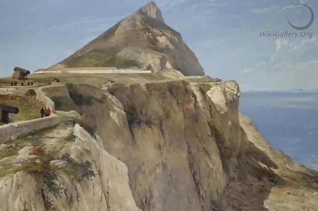 The Rock Of Gibraltar - Frederick Richard Lee