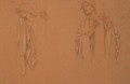 Two Studies For The Last Sleep Of Arthur In Avalon - Sir Edward Coley Burne-Jones