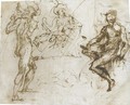 Sheet Of Figure Studies - Daniele Crespi