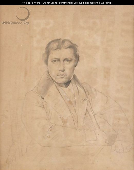 Self-Portrait Of The Artist - (after) Ingres, Jean Auguste Dominique