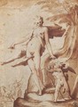 Venus Ordonnant A L'Amour De Percer De Ses Fleches Le Coeur De Pluton - Hendrick Goltzius