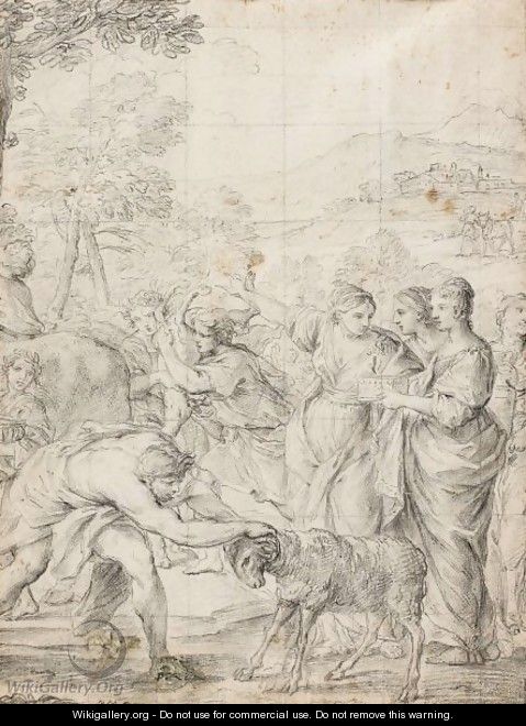 Sacrifice Of A Ram - (after) Cortona, Pietro da (Berrettini)