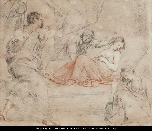The Death Of Cleopatra - (after) Giovanni Muratori