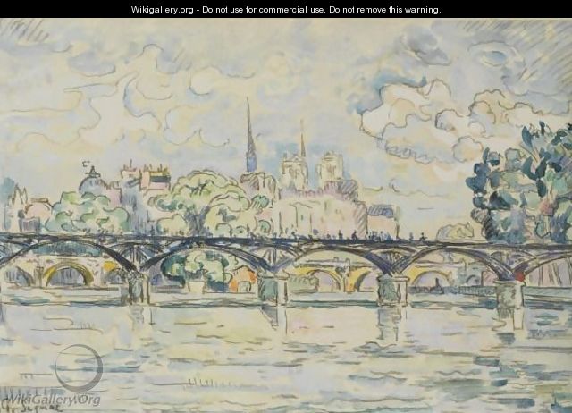 Paris, Le Pont Des Arts - Paul Signac