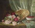 Still Life With Roses And Raspberries - Abbott Fuller Graves