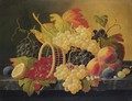 Still Life With Strawberries And Fruit - Severin Roesen