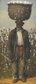 Man With A Basket Of Cotton - William Aiken Walker