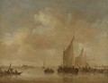 Fishing Boats In An Estuary - Jan van Goyen