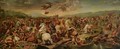 The Battle Of The Milvian Bridge - (after) Raphael (Raffaello Sanzio of Urbino)